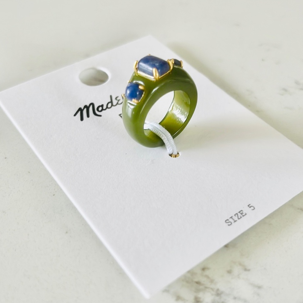 Madewell Sodalite Resin Ring